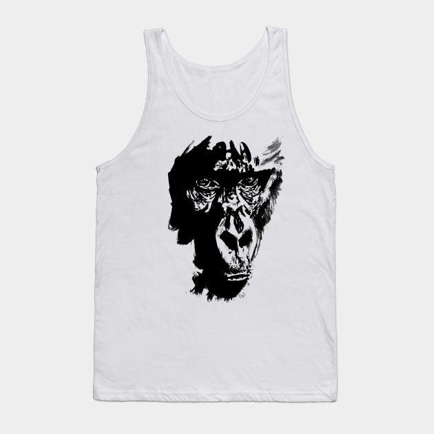 gorilla Tank Top by pechane